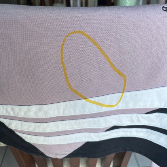 Adidas Bossy 90s Oversized Trefoil Cropped Hoodie Sweatshirt/Size Medium - Picture 16 of 16